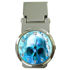 Skull In Water Money Clip With Watch by icarusismartdesigns