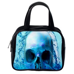 Skull In Water Classic Handbag (one Side) by icarusismartdesigns