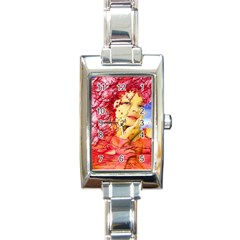 Tears Of Blood Rectangular Italian Charm Watch by icarusismartdesigns