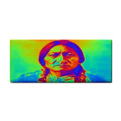 Sitting Bull Hand Towel by icarusismartdesigns