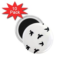 Waterproof Temporary Tattoo -----three Birds 1 75  Button Magnet (10 Pack) by zaasim