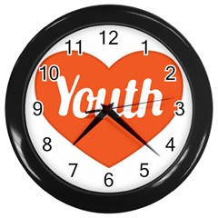 Youth Concept Design 01 Wall Clock (black) by dflcprints