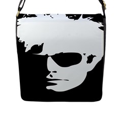 Warhol Flap Closure Messenger Bag (large) by icarusismartdesigns