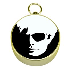 Warhol Gold Compass by icarusismartdesigns