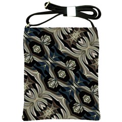 Fancy Ornament Print Shoulder Sling Bag by dflcprints