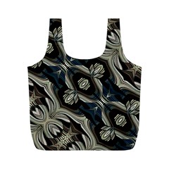 Fancy Ornament Print Reusable Bag (m) by dflcprints