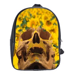 Sunflowers School Bag (large) by icarusismartdesigns