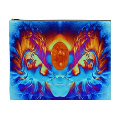 Escape From The Sun Cosmetic Bag (xl) by icarusismartdesigns