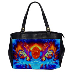 Escape From The Sun Oversize Office Handbag (one Side) by icarusismartdesigns