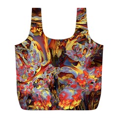 Abstract 4 Reusable Bag (l) by icarusismartdesigns