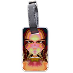 Cat Woman Luggage Tag (Two Sides)