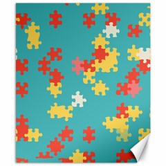 Puzzle Pieces Canvas 8  X 10  (unframed)