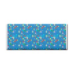 Colorful Squares Pattern Hand Towel