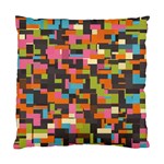 Colorful pixels Cushion Case (Two Sides) Back