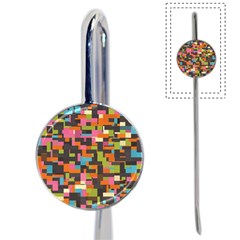 Colorful Pixels Book Mark by LalyLauraFLM