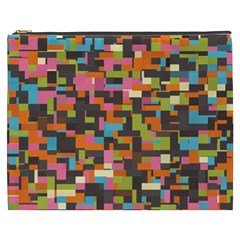 Colorful Pixels Cosmetic Bag (xxxl)