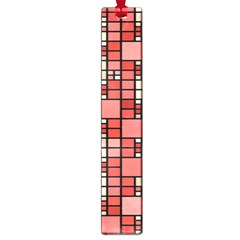 Red And Green Squares Large Book Mark