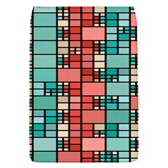 Red And Green Squares Removable Flap Cover (small)