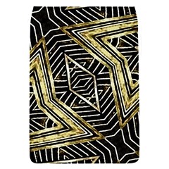 Geometric Tribal Golden Pattern Print Removable Flap Cover (small)