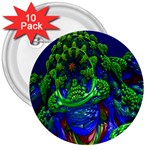 Abstract 1x 3  Button (10 pack) Front