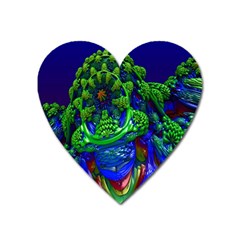 Abstract 1x Magnet (heart) by icarusismartdesigns