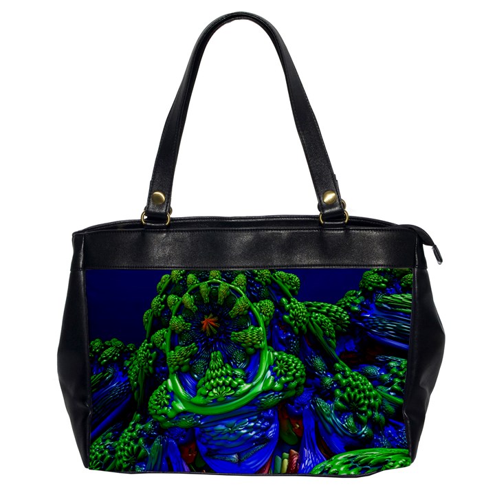 Abstract 1x Oversize Office Handbag (One Side)