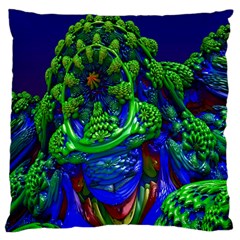 Abstract 1x Large Cushion Case (two Sided)  by icarusismartdesigns