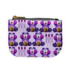 Fms Honey Bear With Spoons Coin Change Purse by FunWithFibro