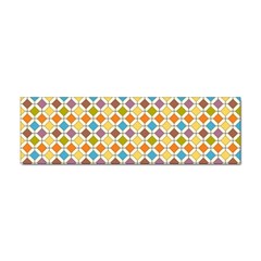 Colorful Rhombus Pattern Sticker Bumper (10 Pack)