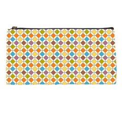 Colorful Rhombus Pattern Pencil Case