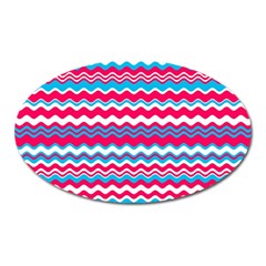 Waves Pattern Magnet (oval)