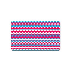 Waves Pattern Magnet (name Card)