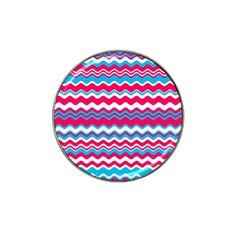 Waves Pattern Hat Clip Ball Marker (4 Pack) by LalyLauraFLM