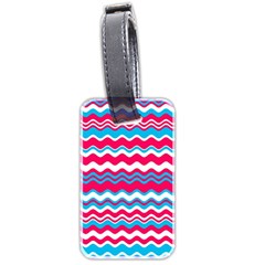 Waves Pattern Luggage Tag (two Sides)