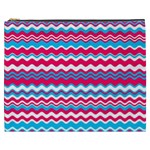 Waves pattern Cosmetic Bag (XXXL) Front