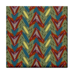 Shapes Pattern Tile Coaster