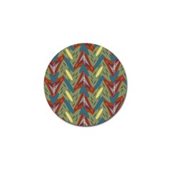 Shapes Pattern Golf Ball Marker by LalyLauraFLM