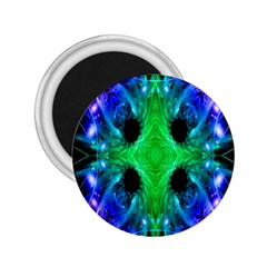 Alien Snowflake 2 25  Button Magnet by icarusismartdesigns