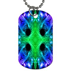 Alien Snowflake Dog Tag (one Sided) by icarusismartdesigns