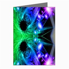 Alien Snowflake Greeting Card (8 Pack) by icarusismartdesigns