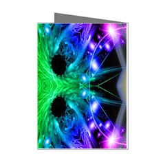 Alien Snowflake Mini Greeting Card (8 Pack) by icarusismartdesigns