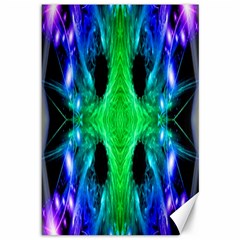 Alien Snowflake Canvas 12  X 18  (unframed)