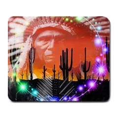 Ghost Dance Large Mouse Pad (rectangle) by icarusismartdesigns