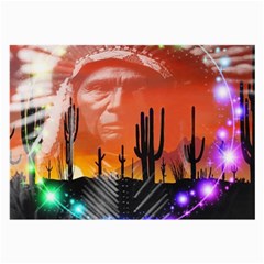 Ghost Dance Glasses Cloth (large) by icarusismartdesigns
