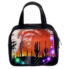 Ghost Dance Classic Handbag (two Sides) by icarusismartdesigns