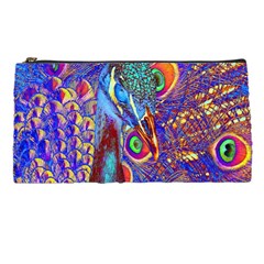 Peacock Pencil Case by icarusismartdesigns