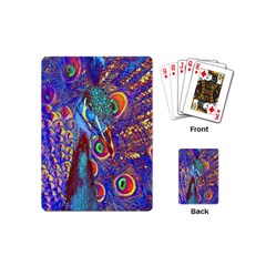 Peacock Playing Cards (mini) by icarusismartdesigns