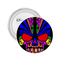Skull In Colour 2 25  Button by icarusismartdesigns