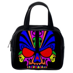 Skull In Colour Classic Handbag (one Side) by icarusismartdesigns