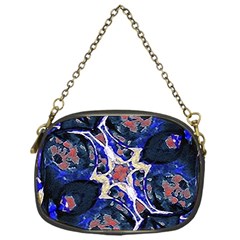 Decorative Retro Floral Print Chain Purse (one Side) by dflcprints